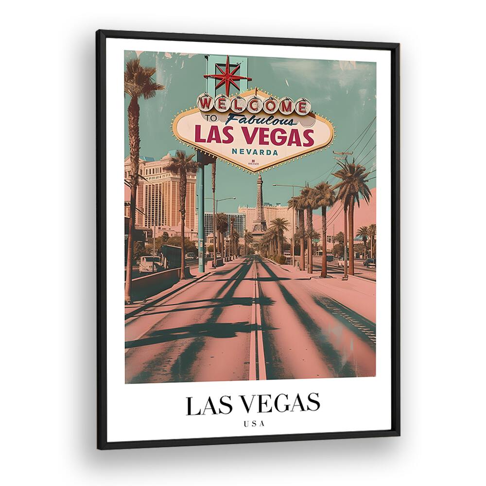 TRAVEL ART painting - LAS VEGAS - USA by Asianmonk