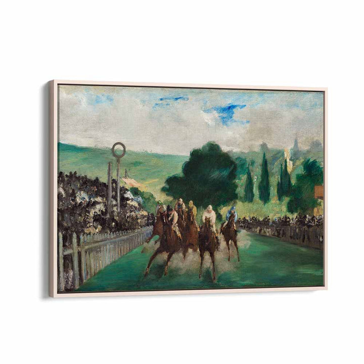 Edouard Manet painting - EDOUARD MANET (THE RACES AT LONGCHAMP) 1866 by Asianmonk