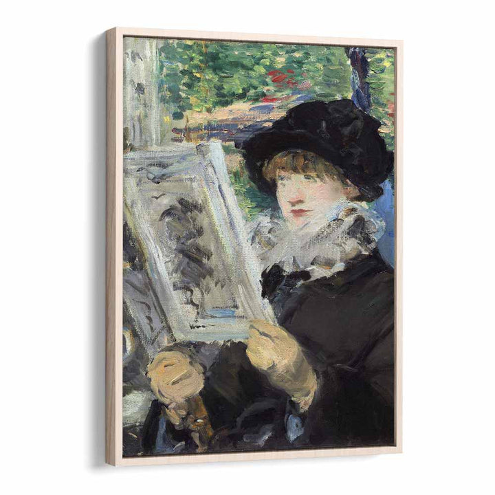 Edouard Manet painting - EDOUARD MANET (WOMAN READING) 1880 - 81 by Asianmonk