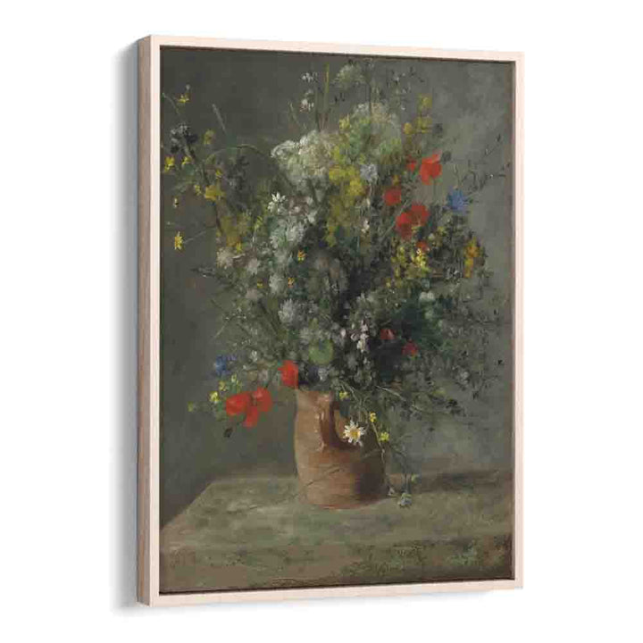 comic painting - FLOWERS IN A VASE (C. 1866) by Asianmonk