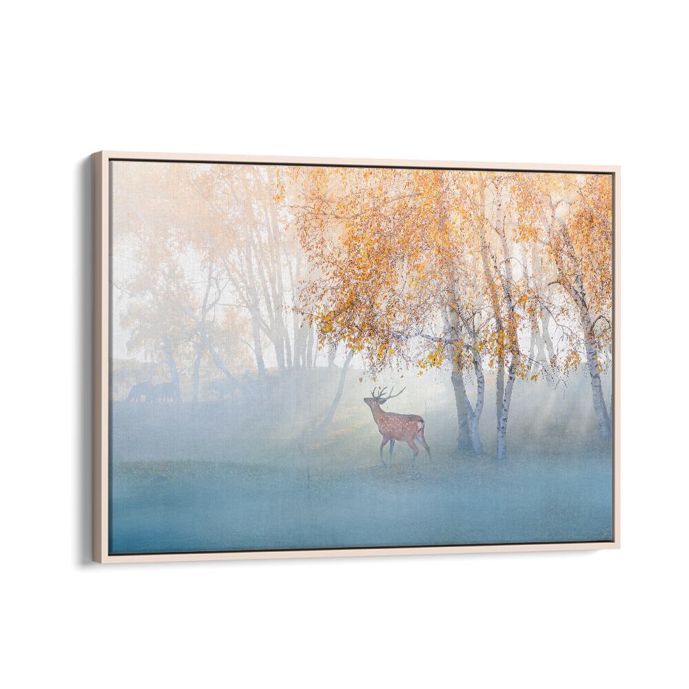 PHOTOGRAPHY painting - ELK LOST IN MIST by Asianmonk