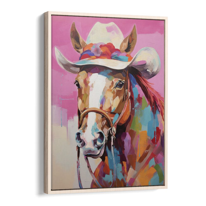 ANIMALS painting - PINK HORSE ILLUSTRATION by Asianmonk