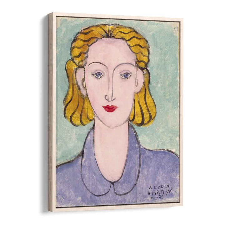 artist x collabs painting - HENRI MATISSE'S YOUNG WOMAN IN A BLUE BLOUSE (PORTRAIT OF LYDIA DELEKTORSKAYA) - 1939 by Asianmonk