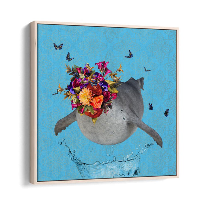 Juliya painting - SPRING FLOWER BONNET ON SEAL by Asianmonk