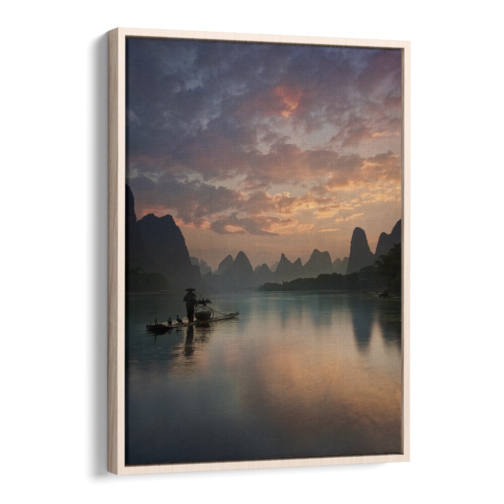 Christian Meermann painting - LI RIVER SUNRISE BY YAN ZHANG by Asianmonk