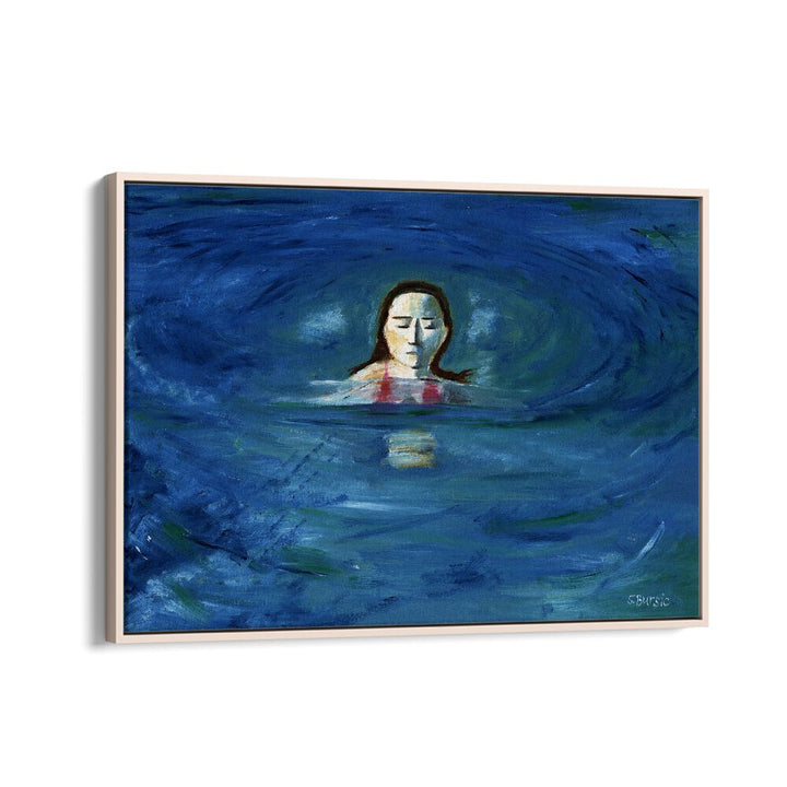 kids painting - OCEAN SWIMMER BY SHARYN BURSIC by Asianmonk