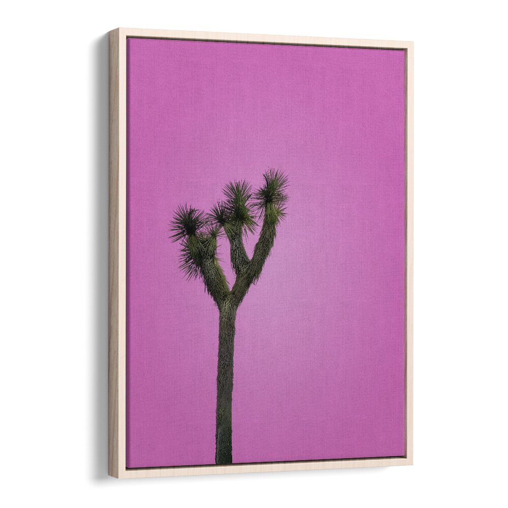 surreal painting - JOSHUA TREE WITH PINK SKY by Asianmonk