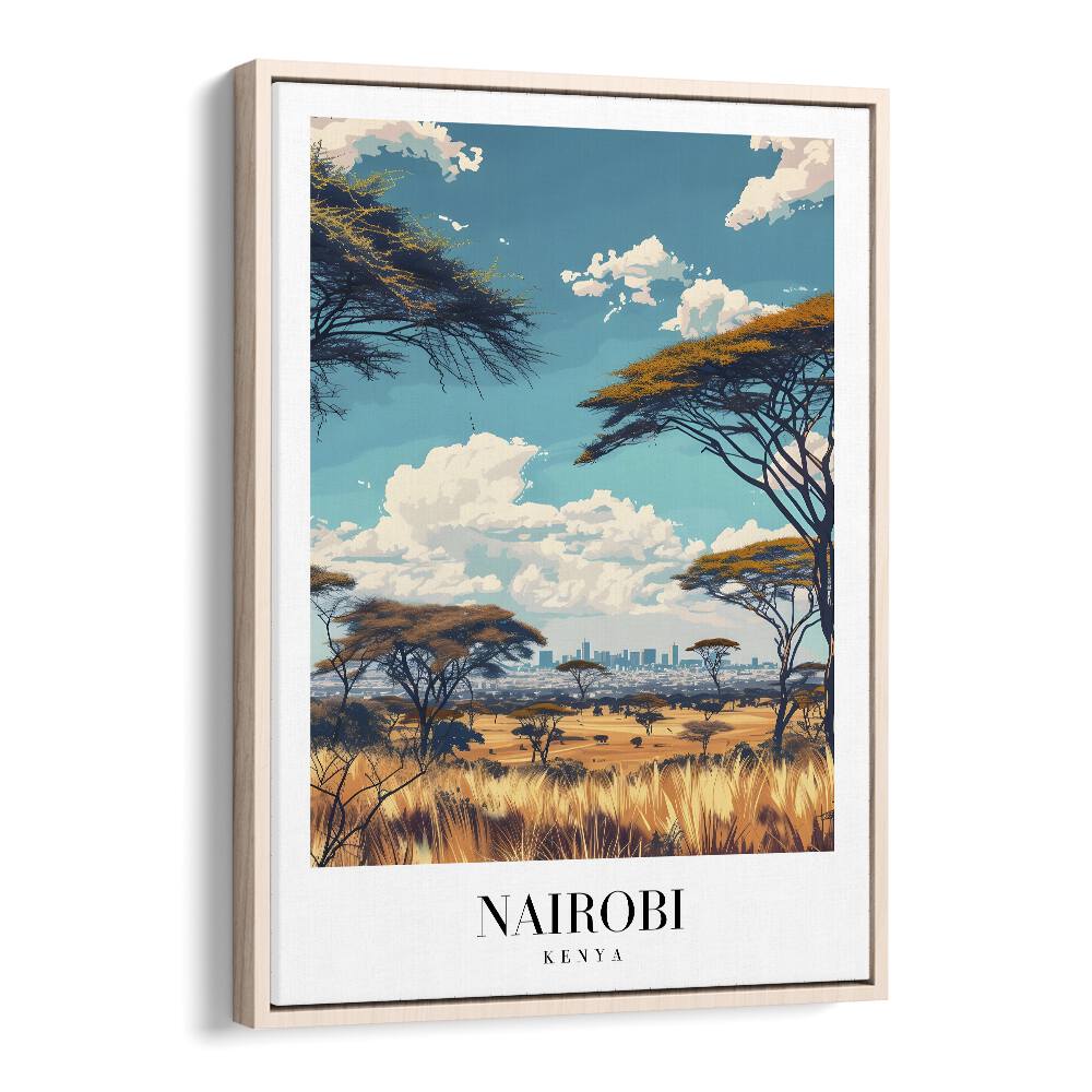 TRAVEL ART painting - NAIROBI - KENYA by Asianmonk