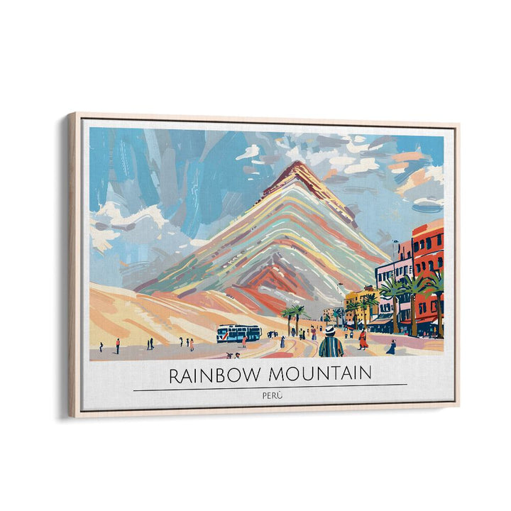 TRAVEL ART painting - RAINBOW MOUNTAINS - PERU III by Asianmonk