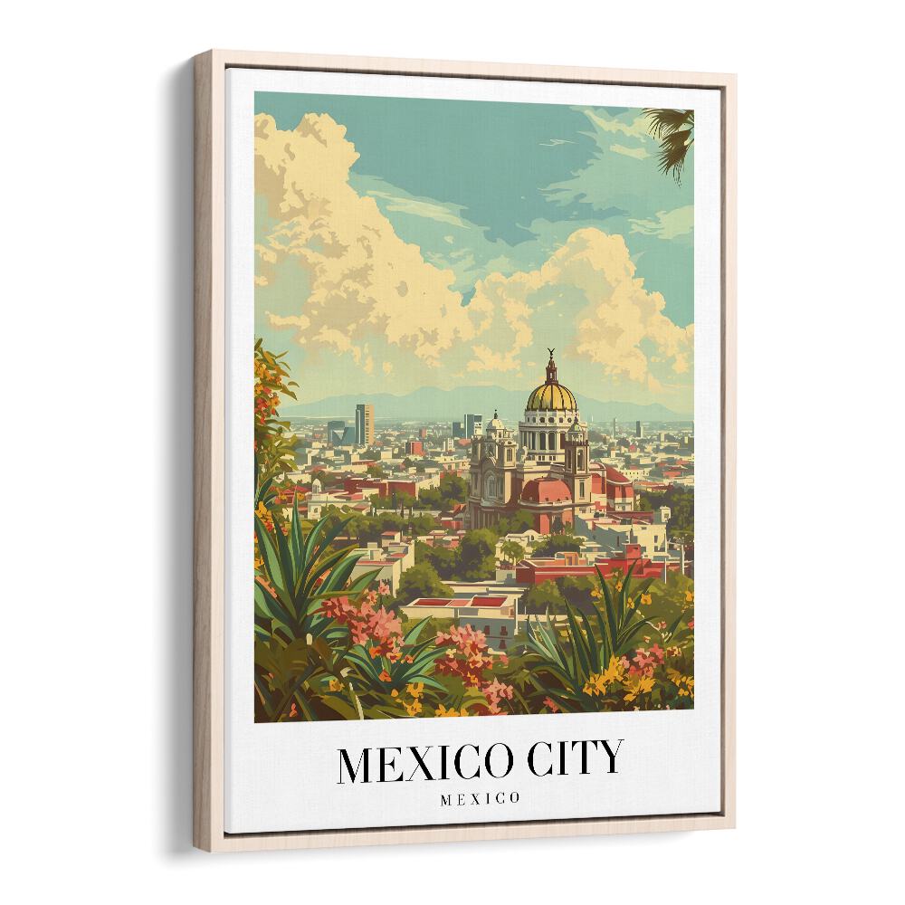 TRAVEL ART painting - MEXICO CITY - MEXICO by Asianmonk