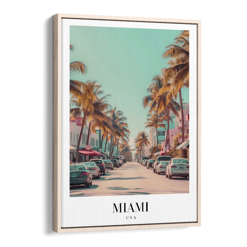 TRAVEL ART painting - MIAMI - USA by Asianmonk