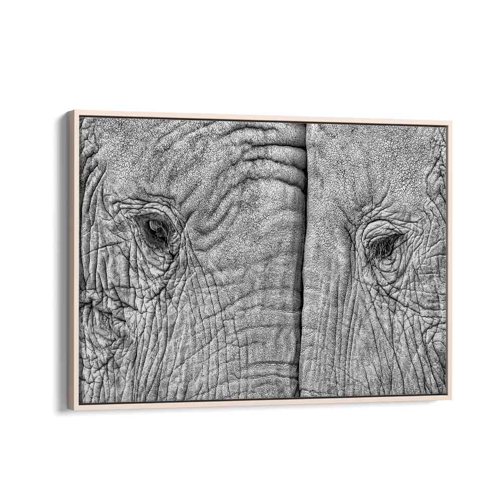 ABSTRACT painting - TWO ELEPHANTS by Asianmonk