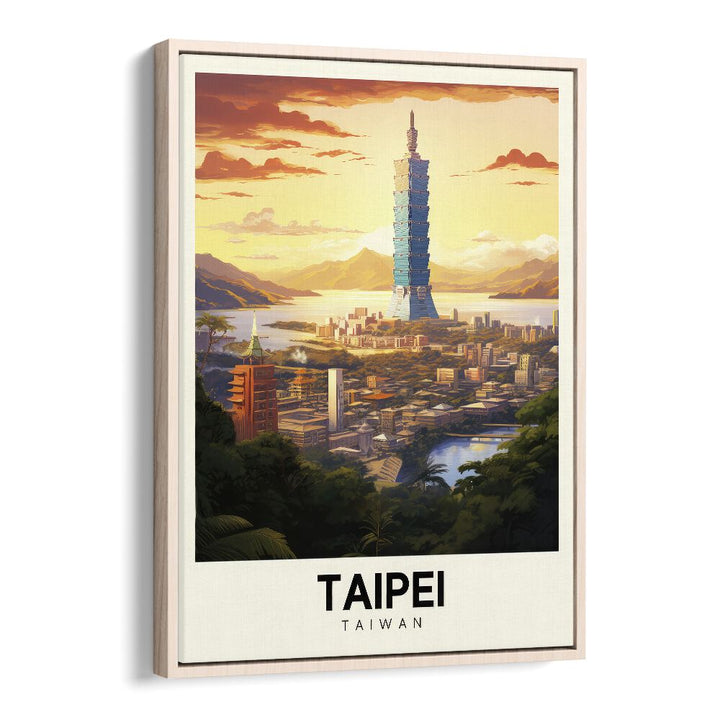 TRAVEL ART painting - TAIPEI TAPESTRY: A VISUAL JOURNEY THROUGH TAIWAN'S CAPITAL by Asianmonk