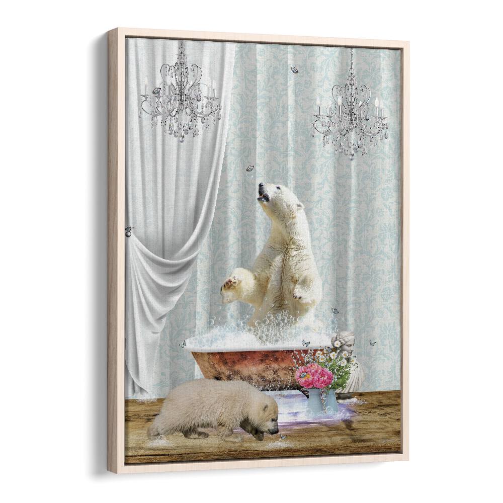 Quotes painting - POLAR BEARS A BUBBLES by Asianmonk