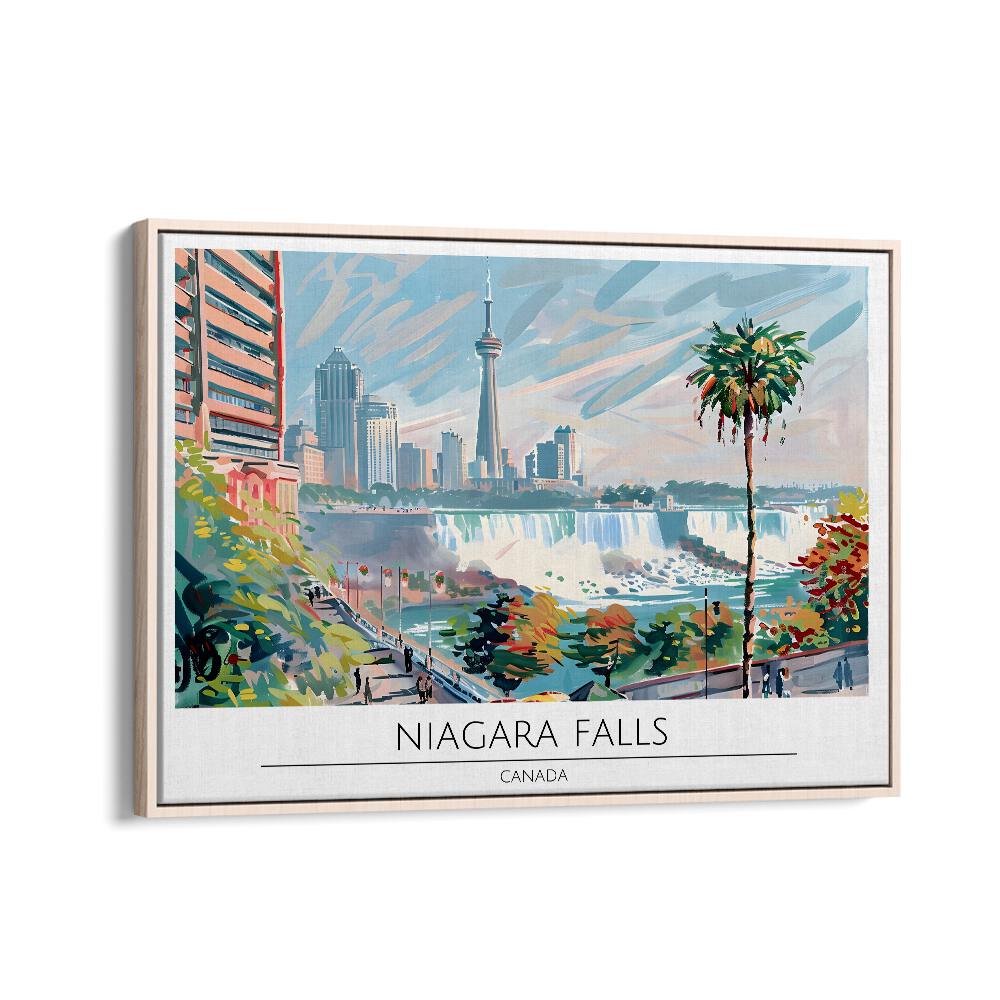 TRAVEL ART painting - NIAGARA FALLS - CANADA by Asianmonk