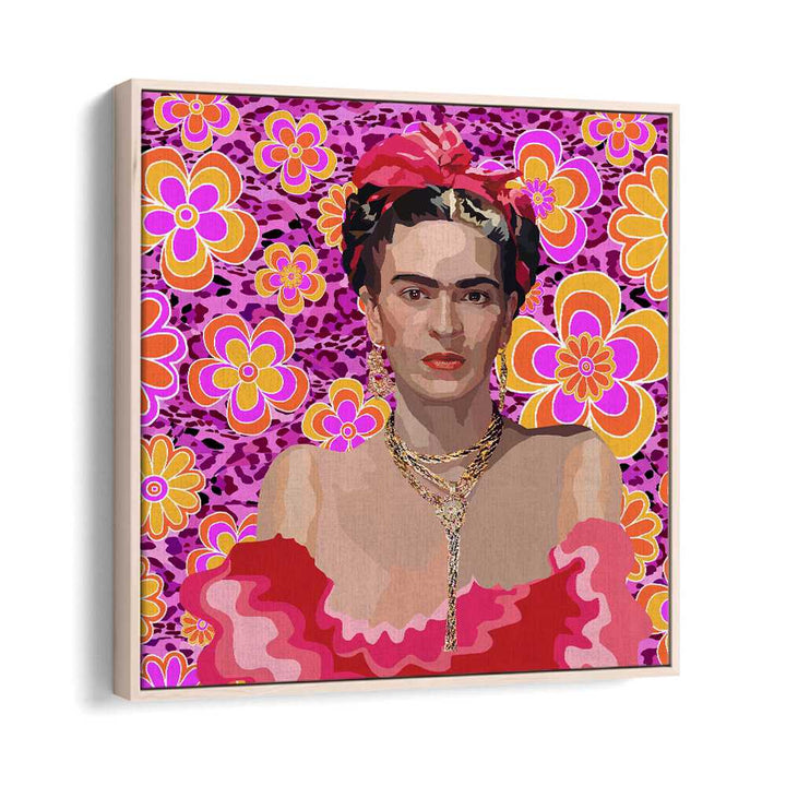 Lynnda Rakos painting - FRIDA THE QUEEN by Asianmonk