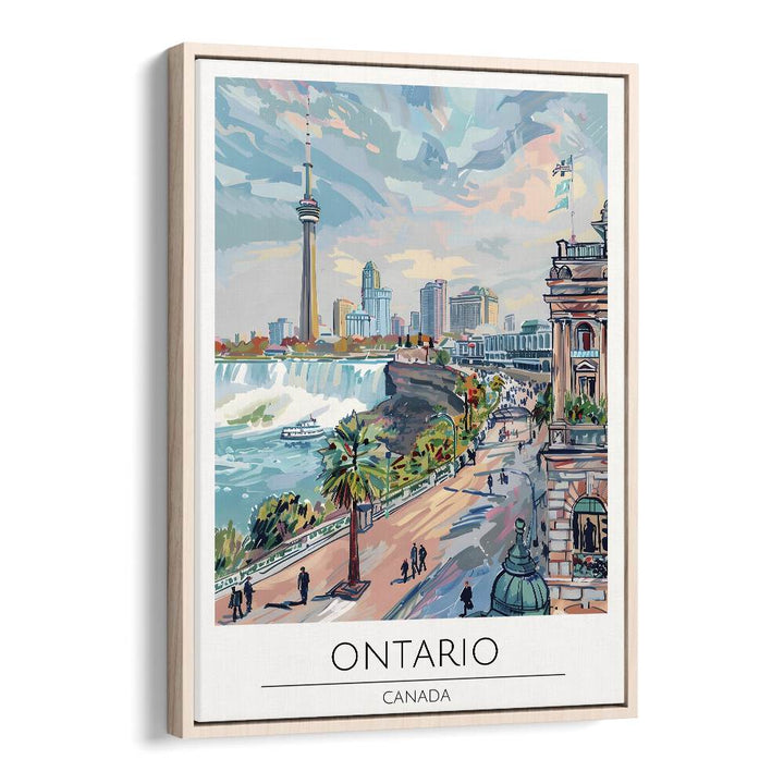 TRAVEL ART painting - ONTARIO - CANADA TRAVEL ART by Asianmonk