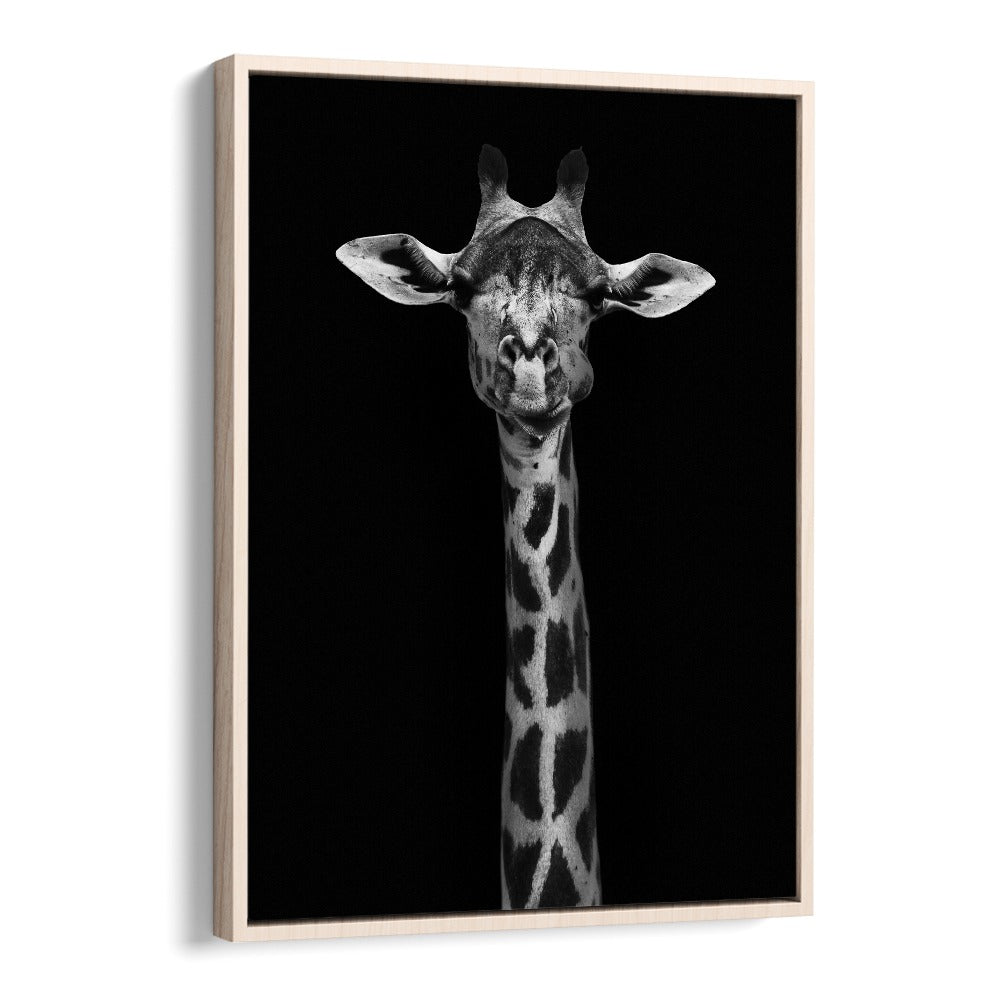 WILD PHOTO ART painting - GIRAFFE PORTRAIT by Asianmonk