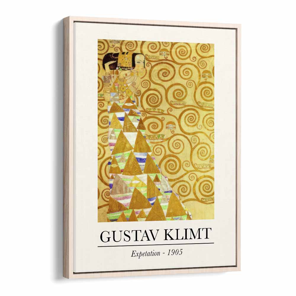 gustav klimt painting - GUSTAV KLIMT'S EXPECTATION - 1905 by Asianmonk