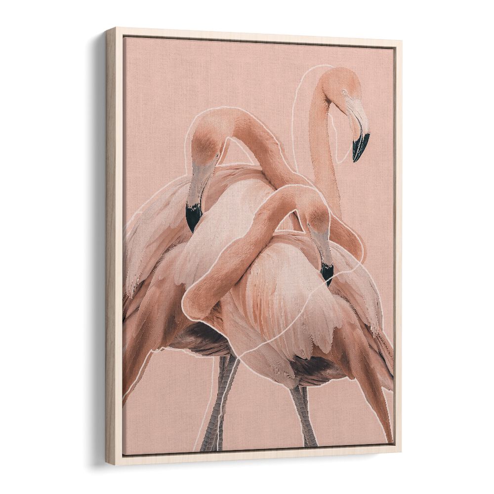 Christian Meermann painting - FLAMINGOS NR. I by Asianmonk