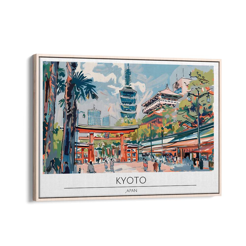 TRAVEL ART painting - KYOTO - JAPAN by Asianmonk