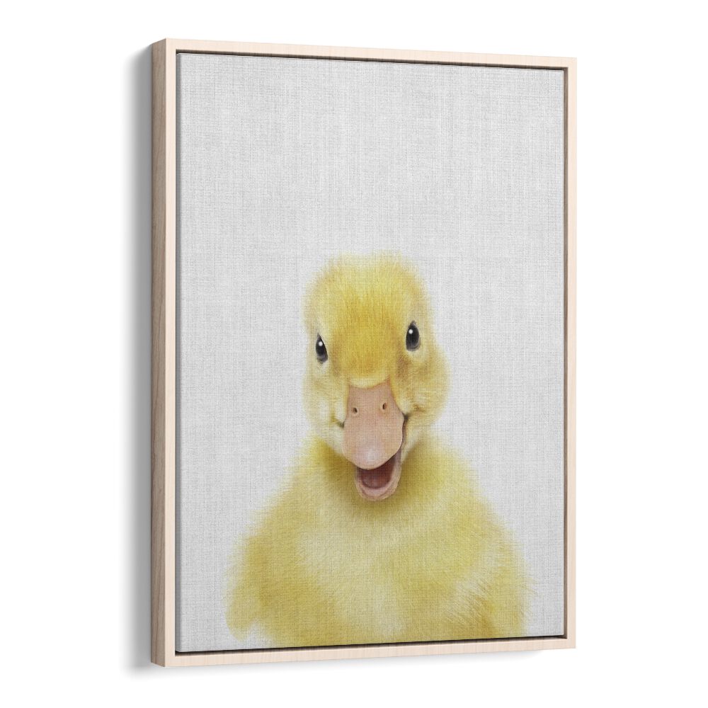 PEEKABOO BABY DUCK BY LOLA PEACOCK  , KIDS ROOM PAINTINGS , KIDS ROOM WALL ART