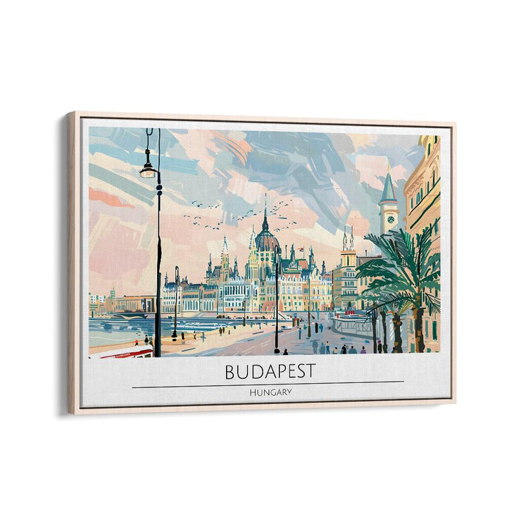 TRAVEL ART painting - BUDAPEST CAPITAL CITY - HUNGARY by Asianmonk