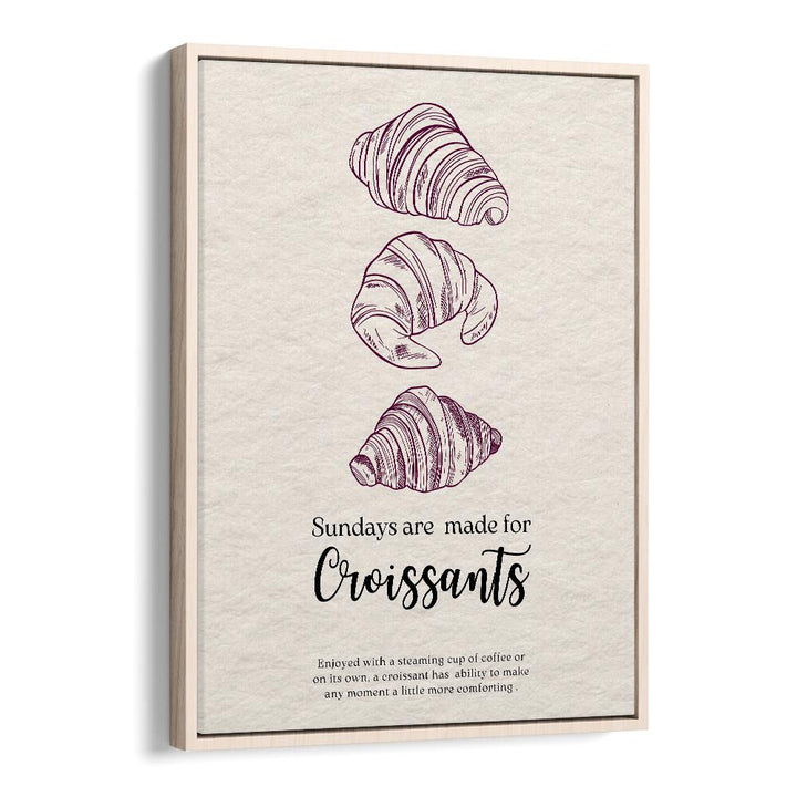 kitchen painting - SUNDAYS ARE MADE FOR CROISSANT by Asianmonk