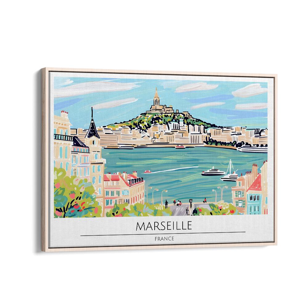 TRAVEL ART painting - MARSEILLE CITY - FRANCE by Asianmonk