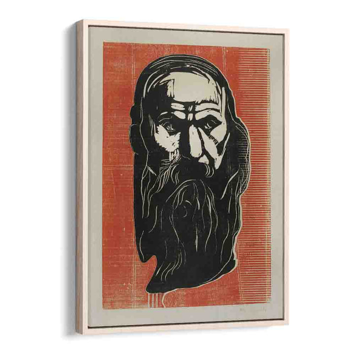 comic painting - HEAD OF AN OLD MAN WITH BEARD (1902) by Asianmonk