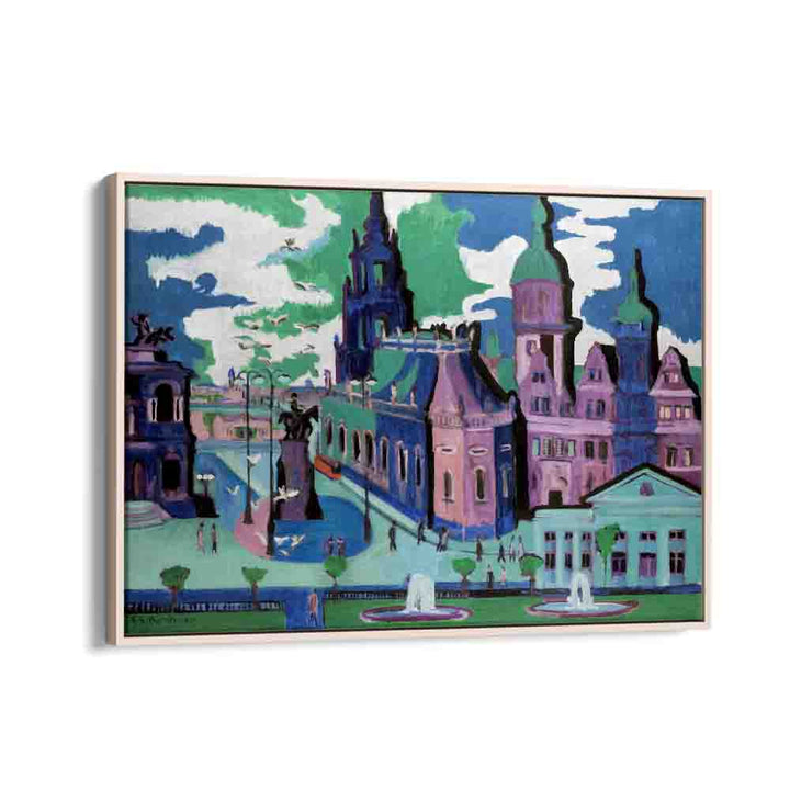  painting - VIEW OF DRESDEN SCHLOSSPLATZ (1926) by Asianmonk