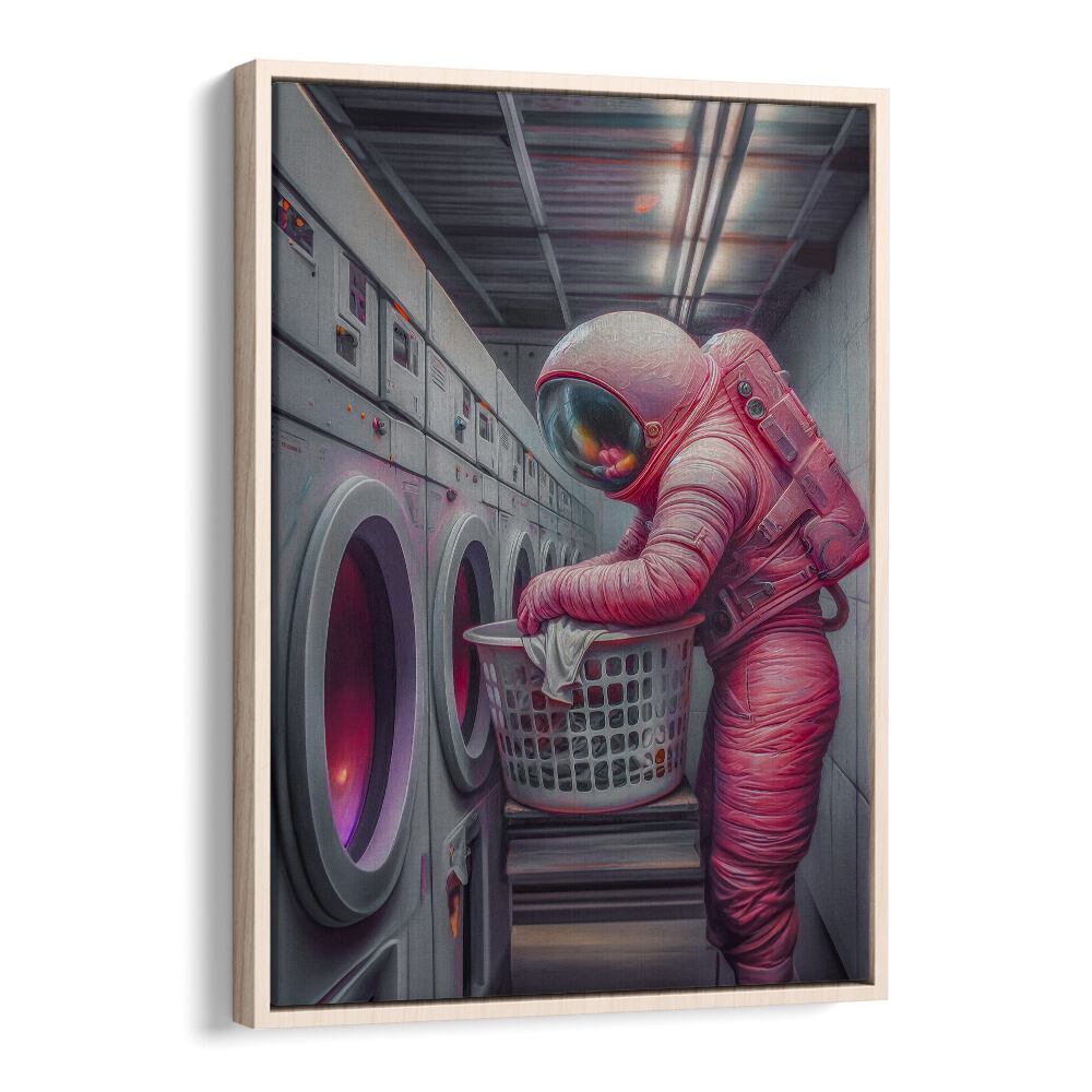 Christian Meermann painting - ASTRONAUT DOING LAUNDRY I by Asianmonk