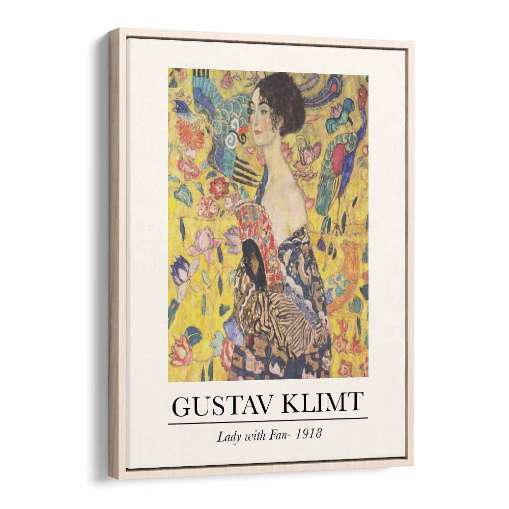 GUSTAV KLIMT'S  LADY WITH FAN - 1918