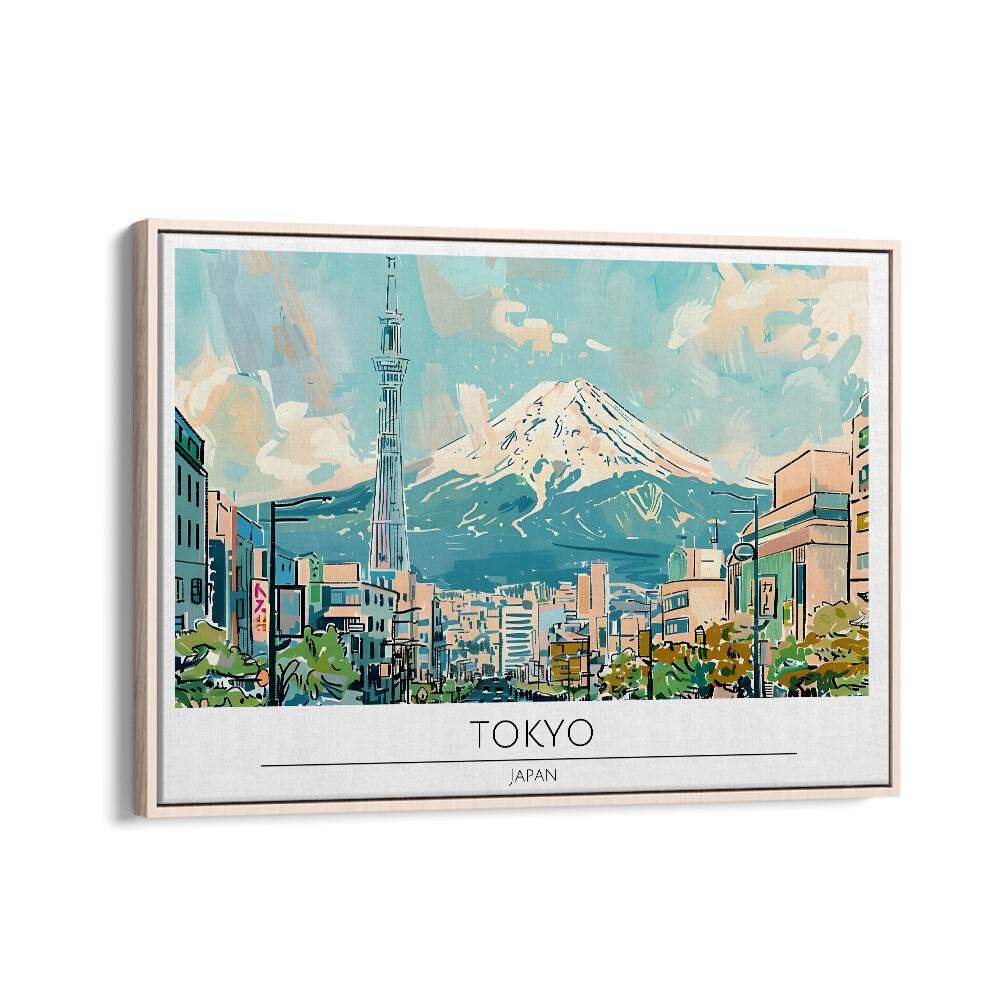 TRAVEL ART painting - TOKYO - JAPAN by Asianmonk