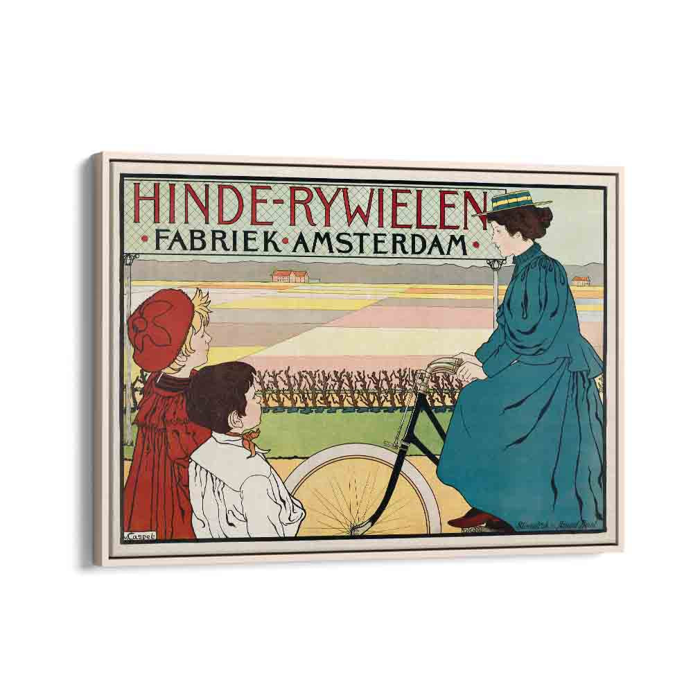 comic painting - HINDE-RIJWIELEN FABRIEK AMSTERDAM (1896–1898) by Asianmonk