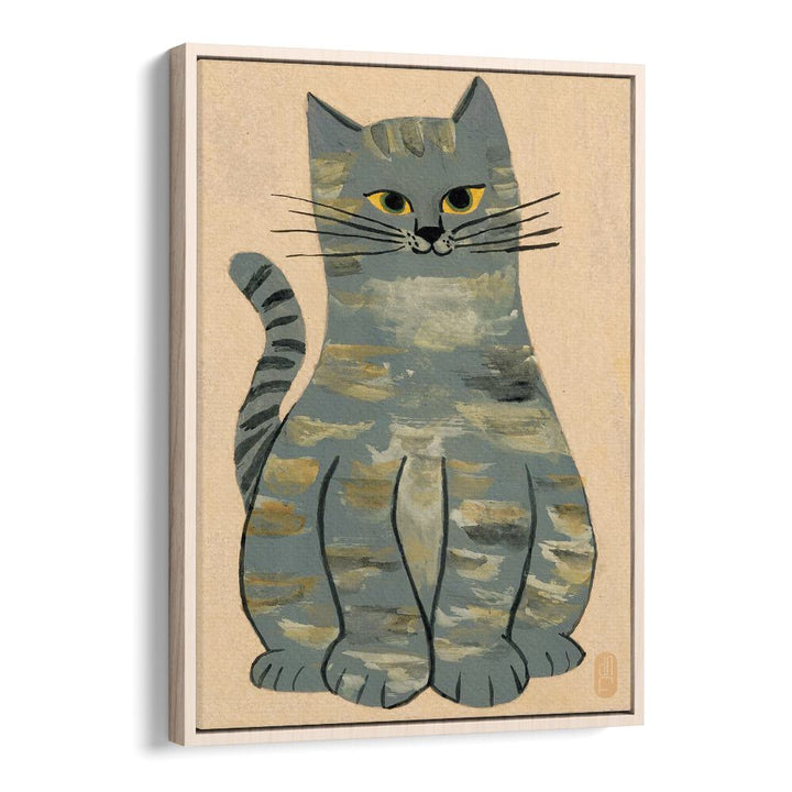 ANIMALS painting - LOUISE THE CAT by Asianmonk