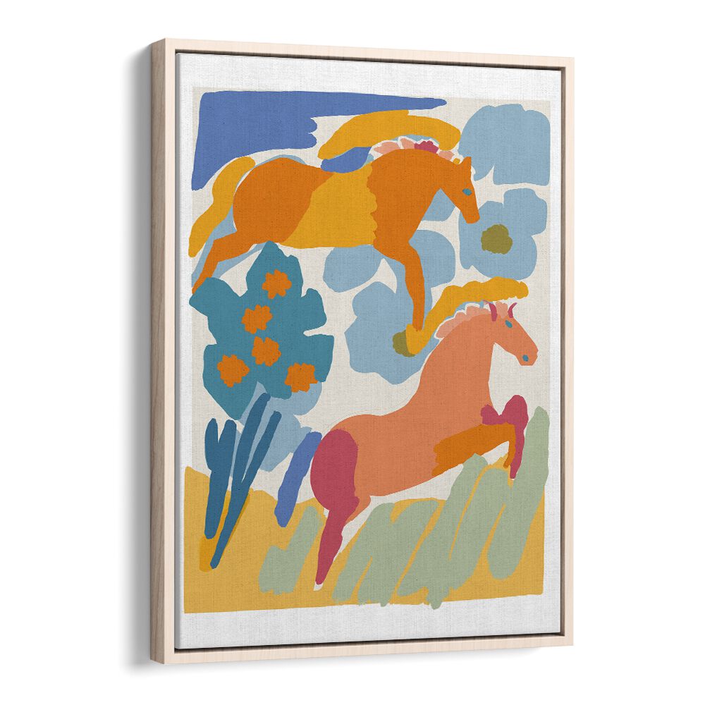 WILD HORSES BY TREECHILD, KIDS ROOM ART