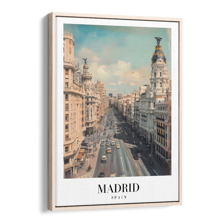 TRAVEL ART painting - MADRID - SPAIN I by Asianmonk