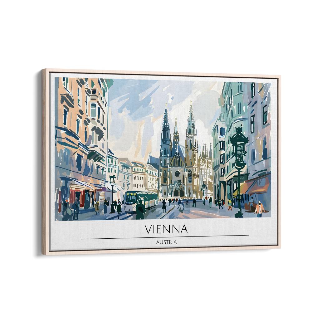 TRAVEL ART painting - VIENNA - AUSTRIA II by Asianmonk