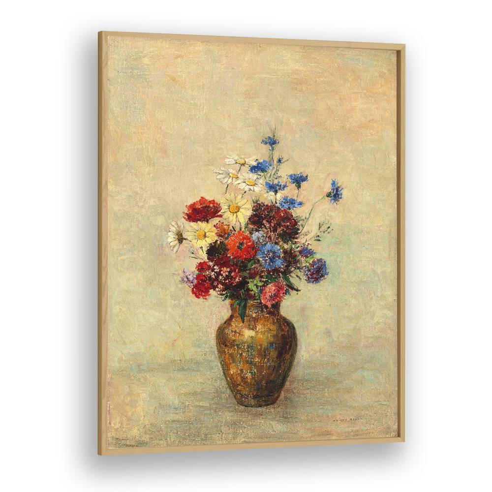 comic painting - FLOWERS IN A VASE (1910) by Asianmonk