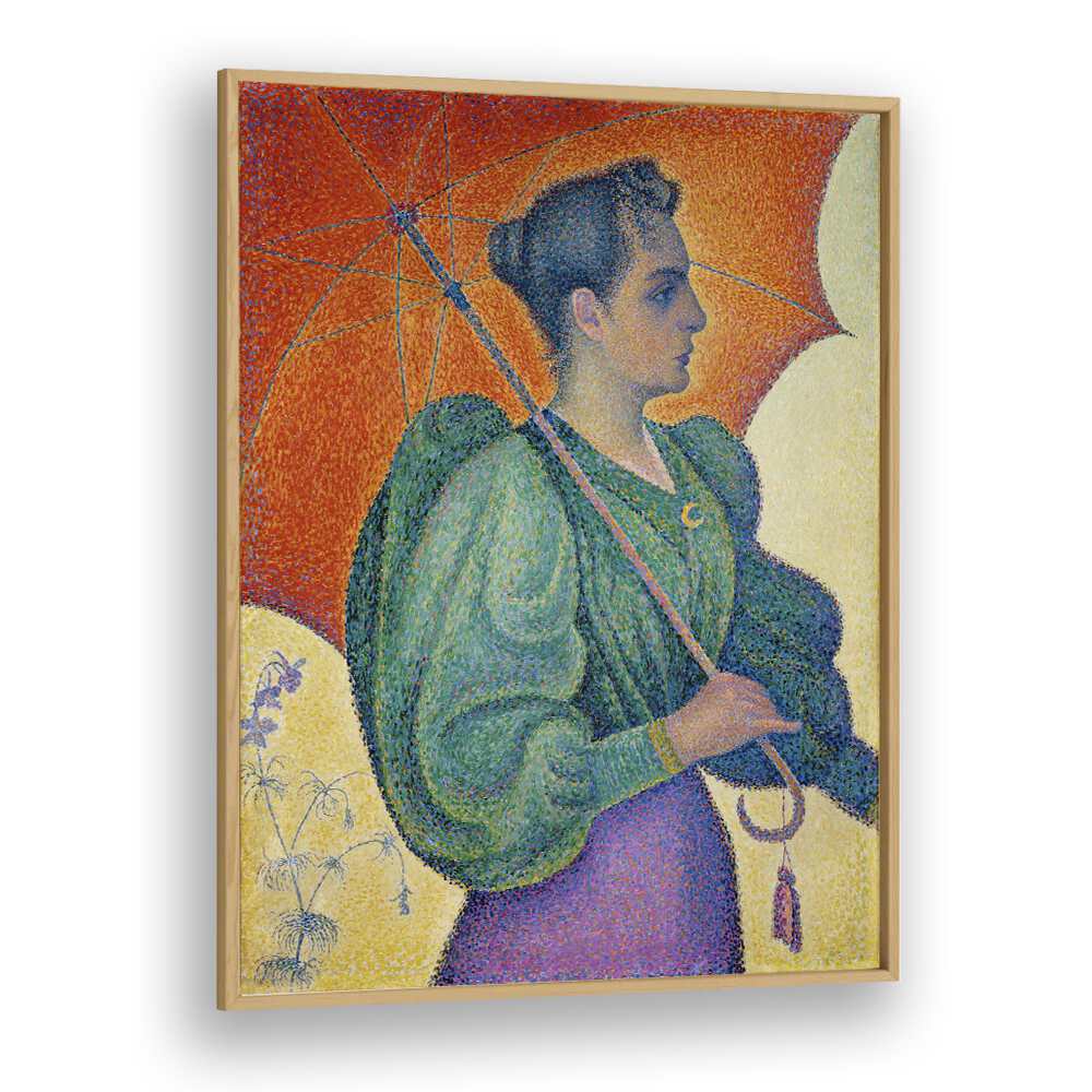 comic painting - FEMME À L'OMBRELLE (1893) by Asianmonk