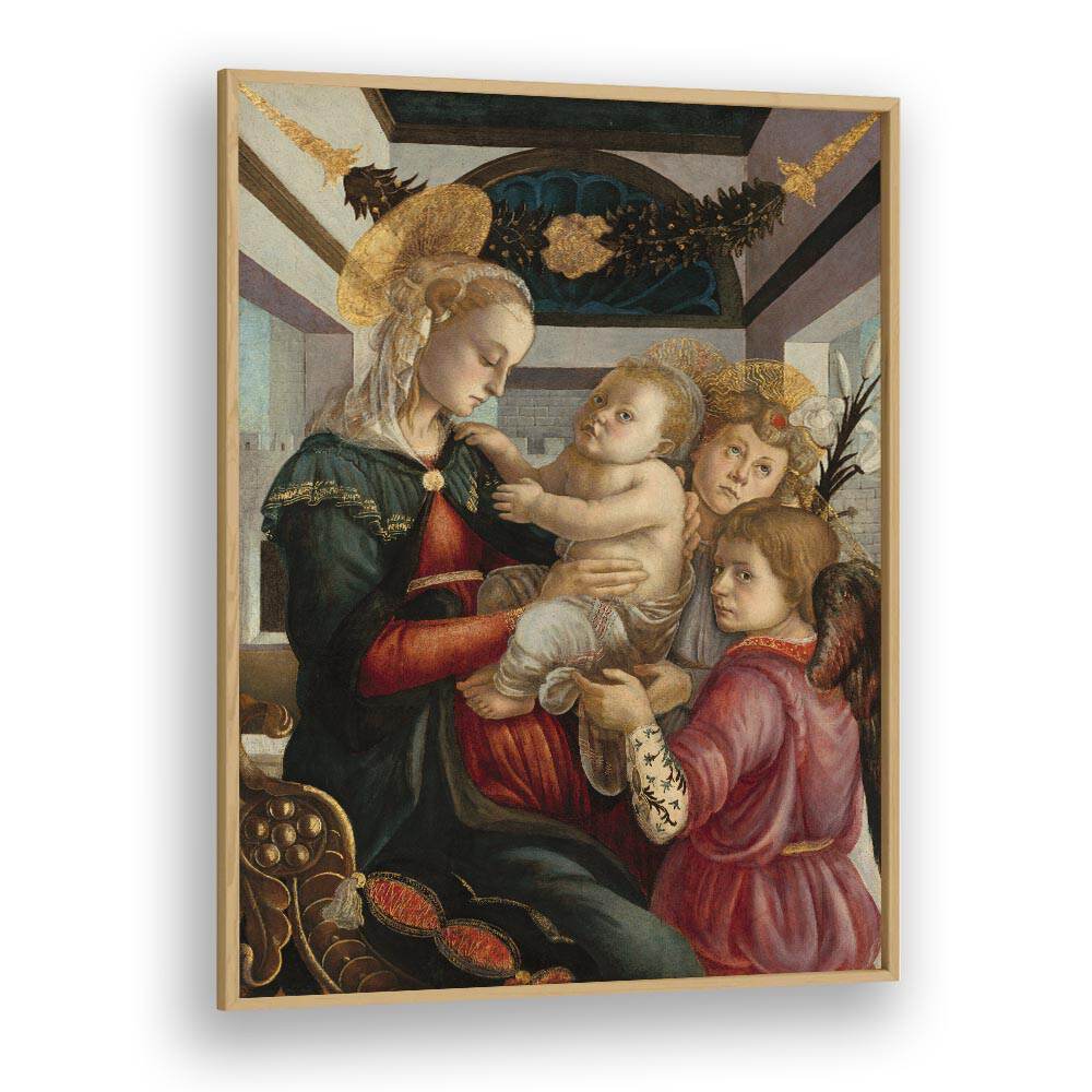 MADONNA AND CHILD WITH ANGELS (1465–1470)