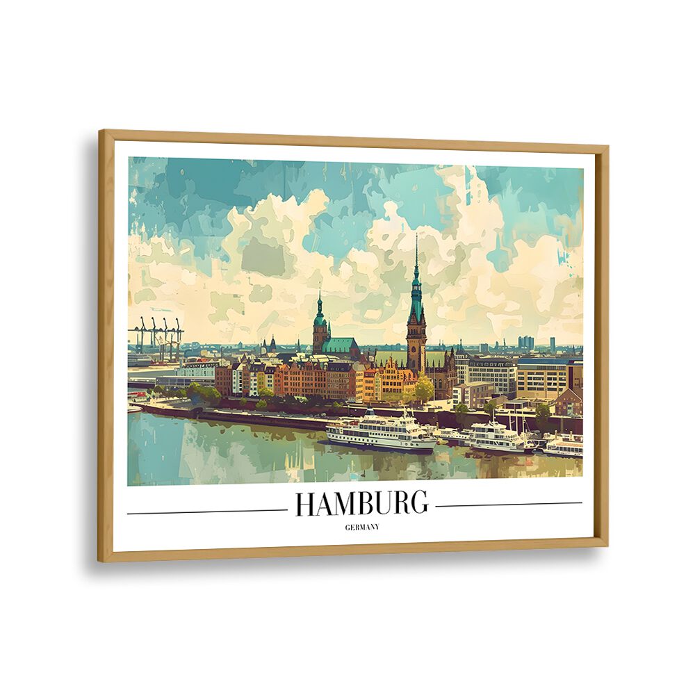 TRAVEL ART painting - HAMBURG - GERMANY by Asianmonk