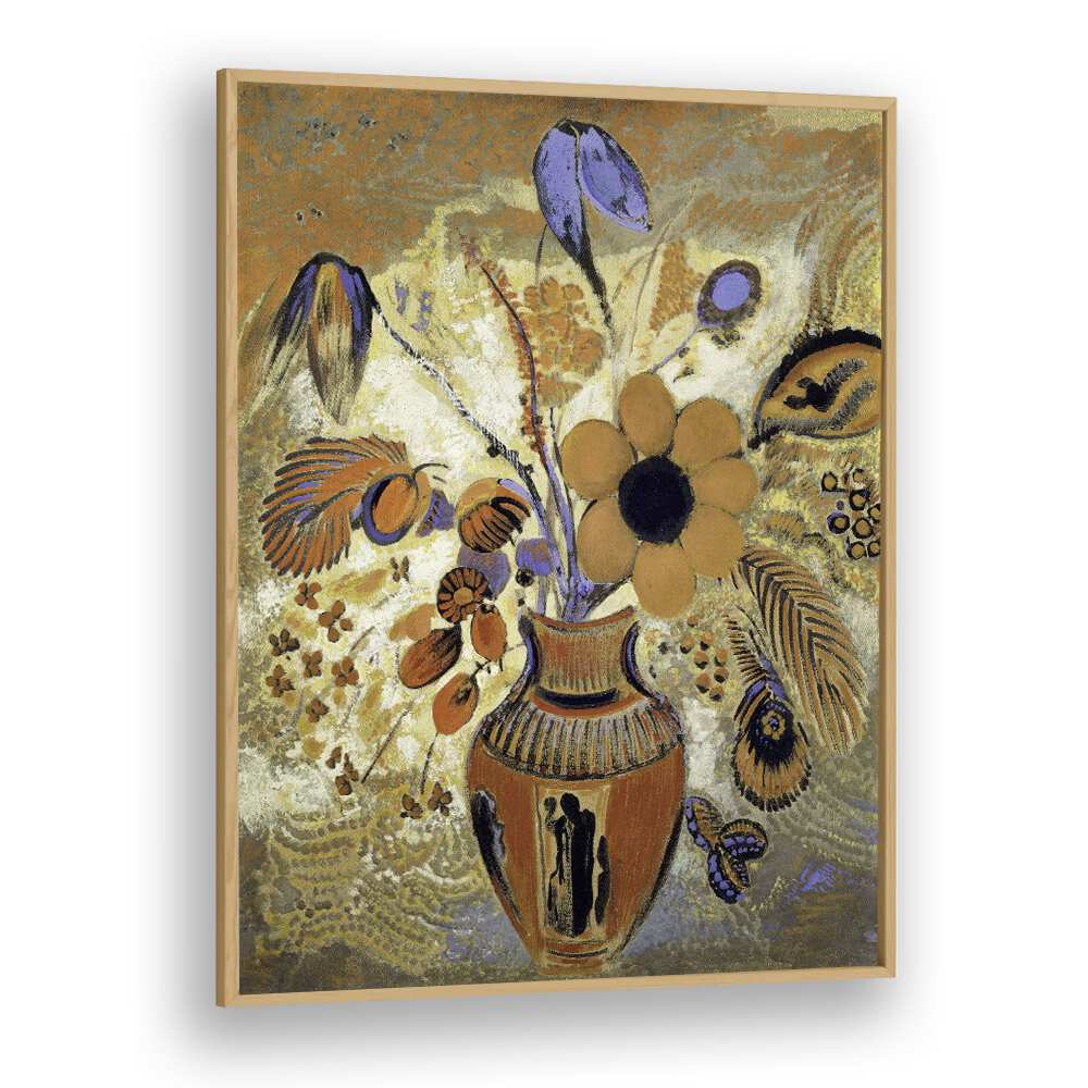 comic painting - ETRUSCAN VASE WITH FLOWERS (1900—1910) by Asianmonk