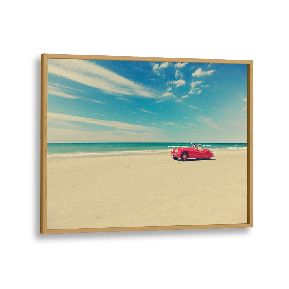 AUTOMOTIVE painting - THE RED CAR II by Asianmonk