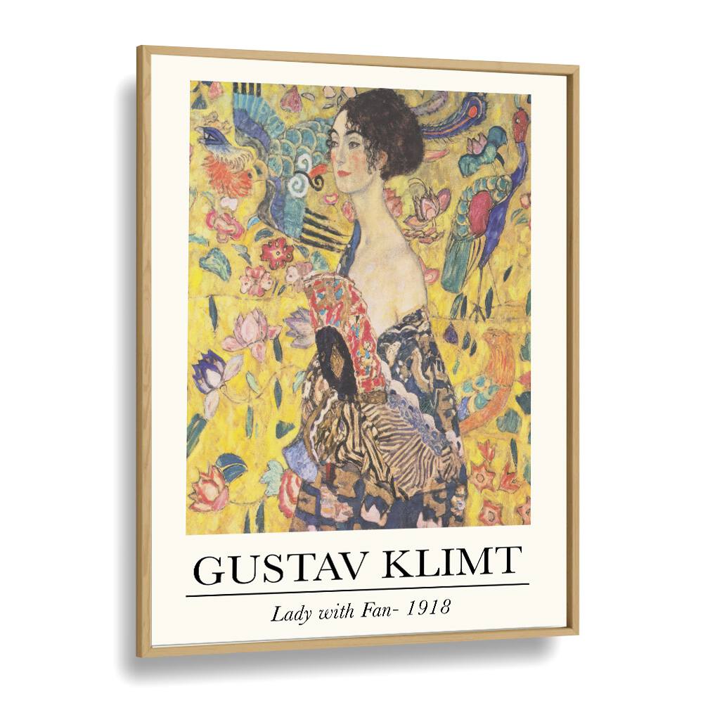 gustav klimt painting - GUSTAV KLIMT'S LADY WITH FAN - 1918 by Asianmonk