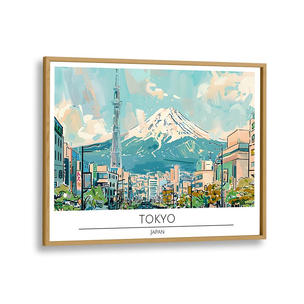 TRAVEL ART painting - TOKYO - JAPAN by Asianmonk