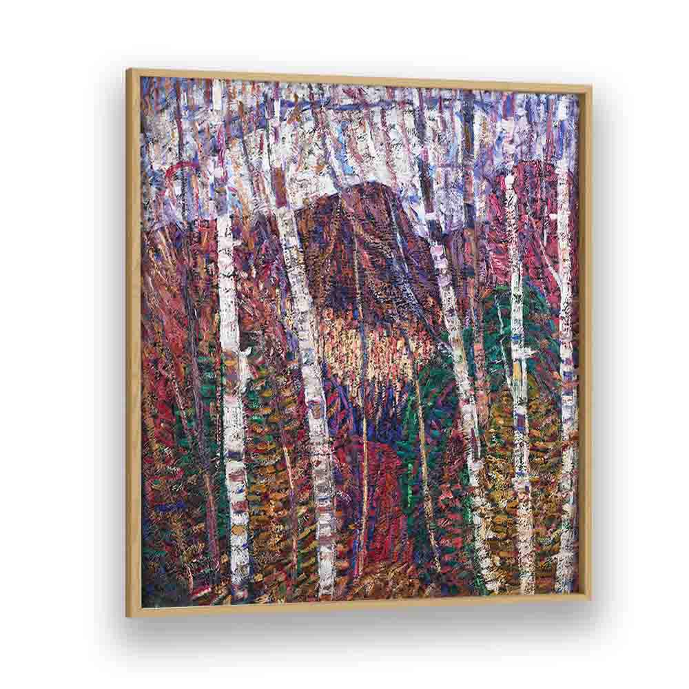 pop art painting - WHITE BIRCHES (CA. 1908) by Asianmonk