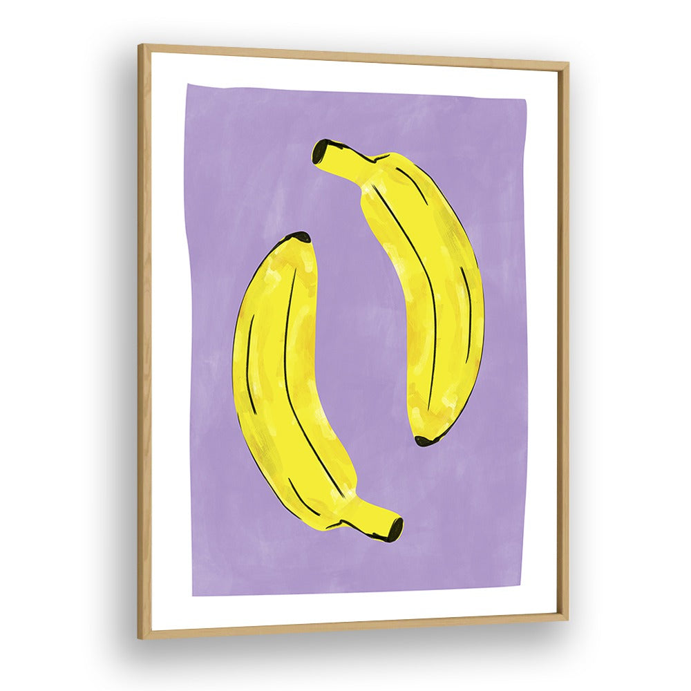 YELLOW BANANAS BY ELENA RISTOVA, KITCHEN ART PAINTINGS