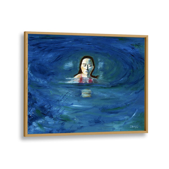 kids painting - OCEAN SWIMMER BY SHARYN BURSIC by Asianmonk